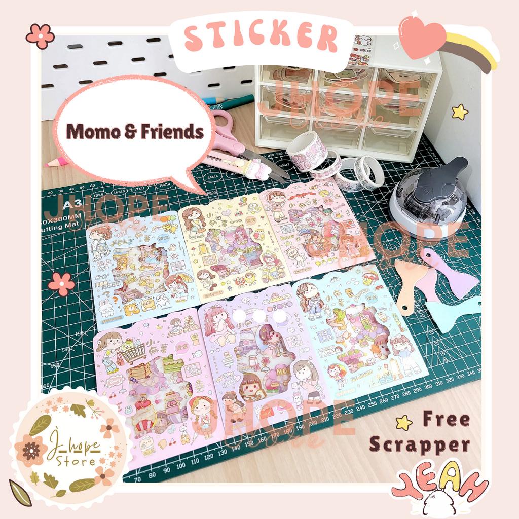 

Sticker NINI MOMO Friend Glitter Free Scrapper Lucu Murah Meriah