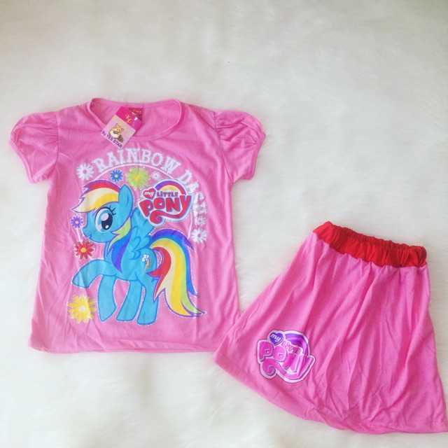Setelan anak little pony