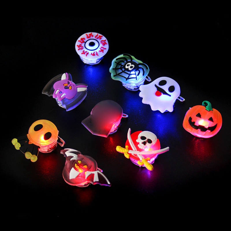 Bros Pin Dengan Lampu LED Untuk Dekorasi Halloween