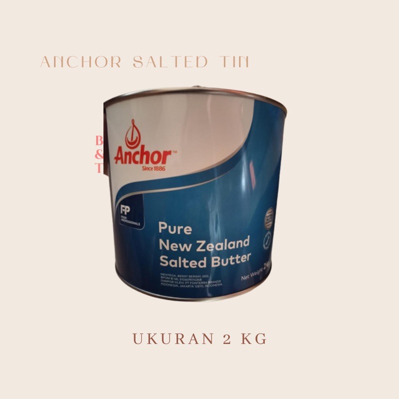 

anchor salted butter tin