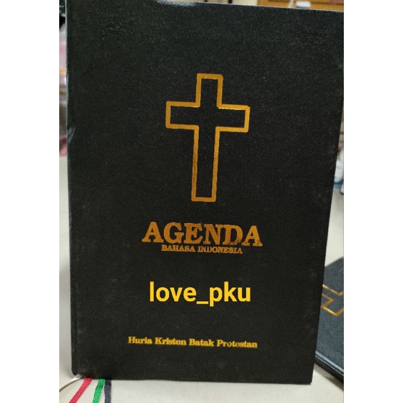 Agenda bahasa Batak dan Indonesia HKBP