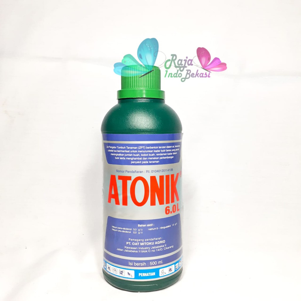 Premium Pupuk Atonik 6,0L 500ML Ori Atonik 6.0 L 500 Ml Zat Pengatur Tumbuh Raja Indo Bekasi