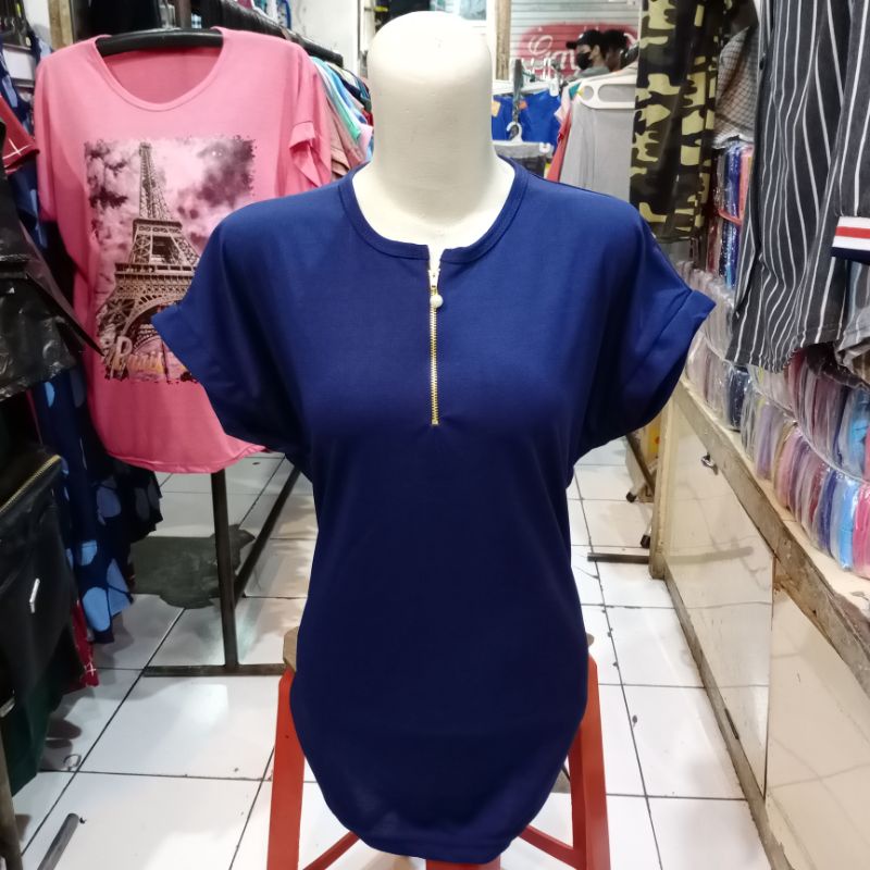 Atasan kaos wanita voxy LD 110-Dongker