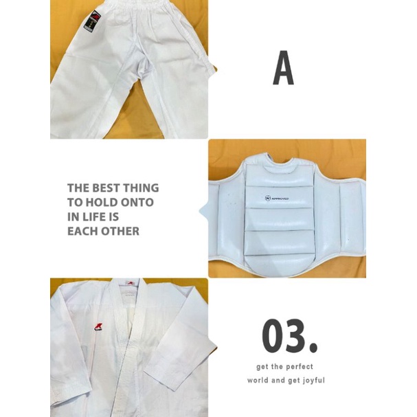 [PRELOVED] Karategi Baju Karate (Merk Muvon) // Body Protector (Merek Approved)