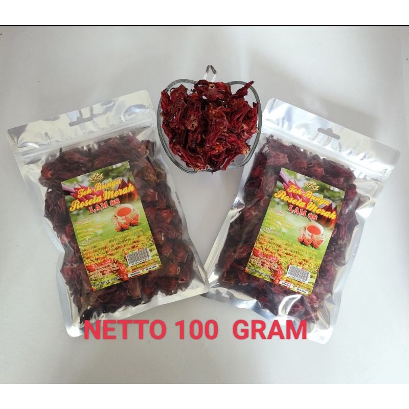 bunga rosela merah tea