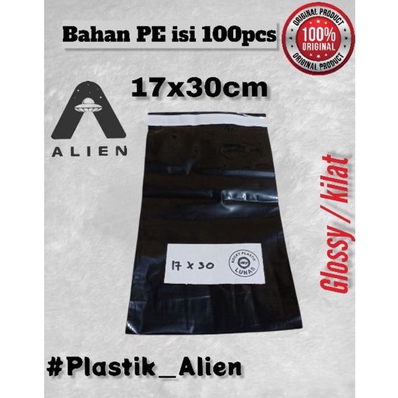 

Plastik polymailer PE 17x30 isi ( 100pcs ) Glossy Plastik Packing