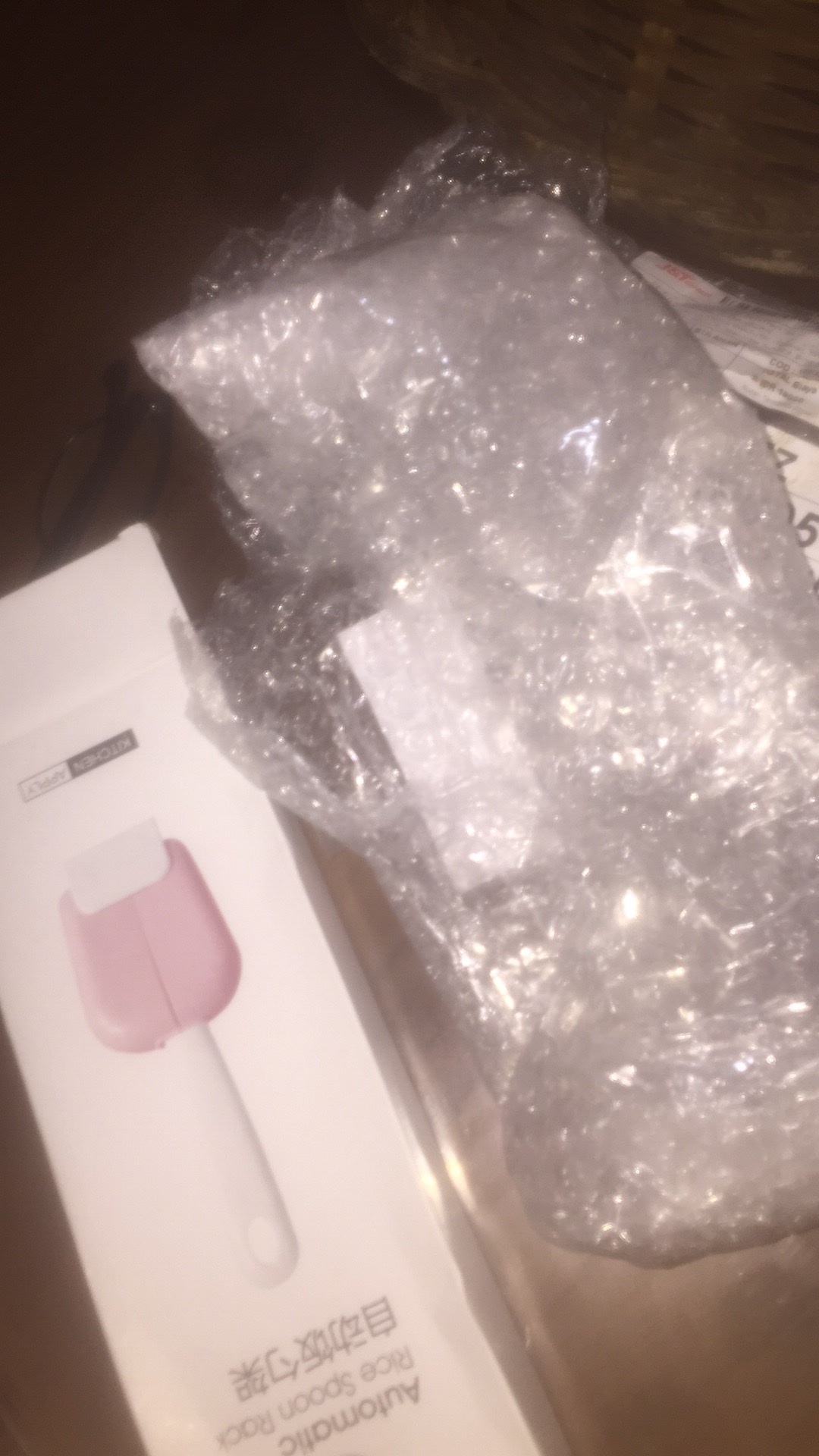 Sendok Nasi Dengan Penutup Holder Otomatis