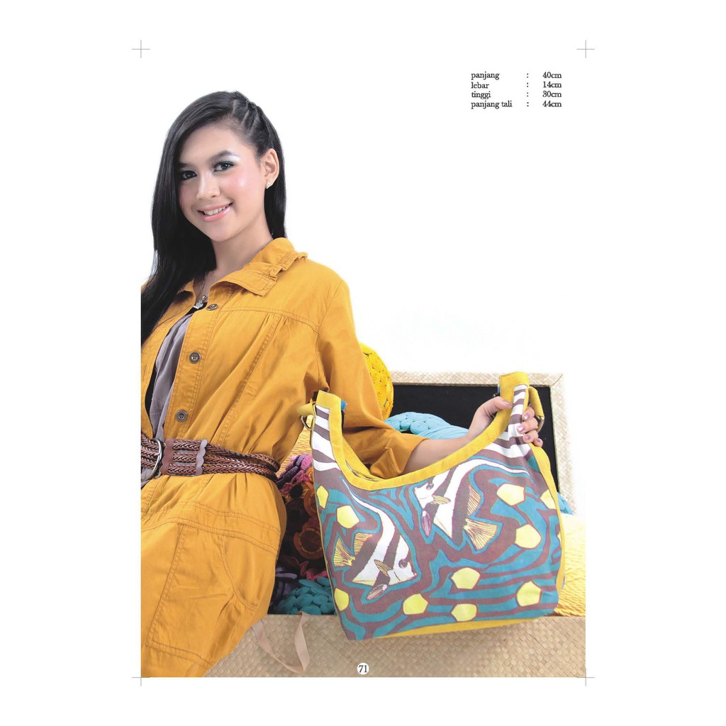 diskon Maika Etnik Premium tote bag tas bahu totebag kanvas & kulit suede