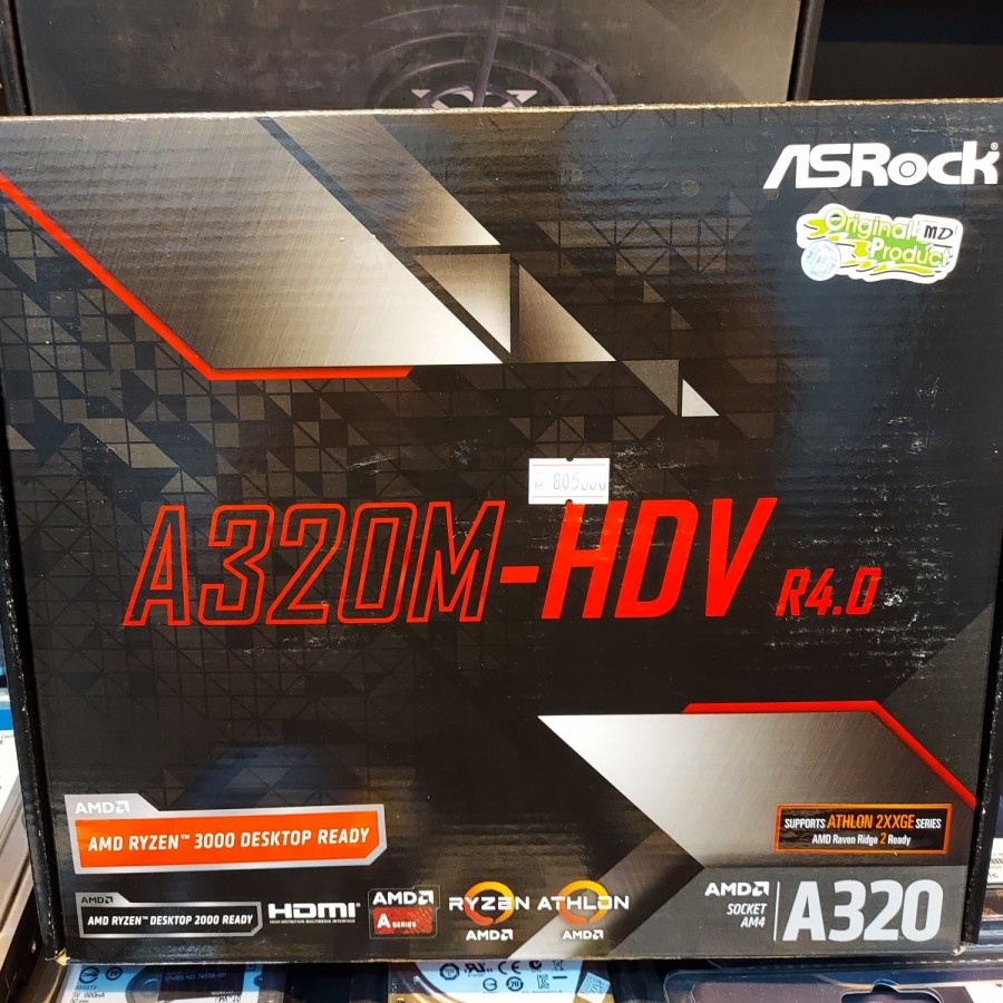 MOTHERBOARD ASROCK A320M-HDV AM4 DDR4 AMD