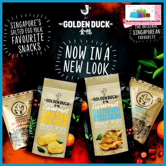 

E5Ewsfg- Golden Duck Gourmet Salted Egg Yolk Fish Skin 125 Gram (Singapore) - Fish Skin 78Itjyhf-