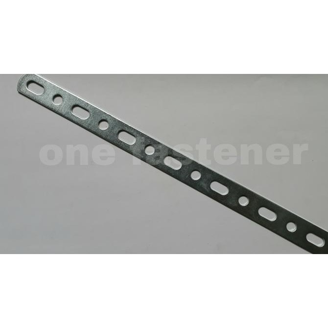 plat bracket breket bolong lobang lubang besi tebal mulus