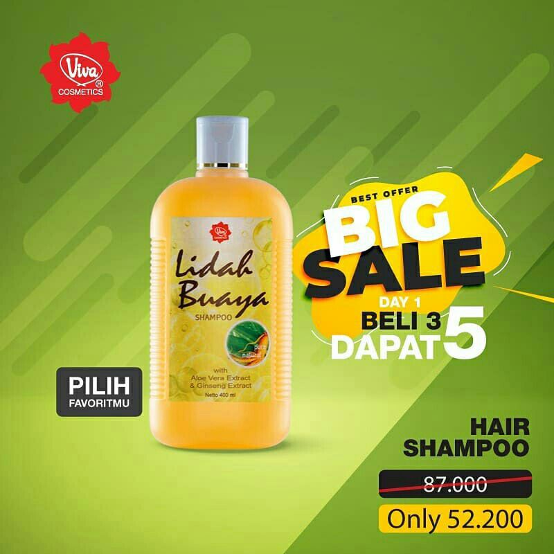 Paket 5 Hair Shampoo Viva