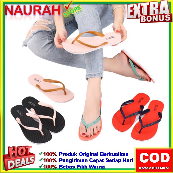 ✨ COD ✔️ SANDAL BALANCE B2173 1 SENDAL JEPIT WANITA WARNA JELLY 100% ORIGINAL NYAMAN AWET SOL ANTI SLIP KUALITAS IMPORT