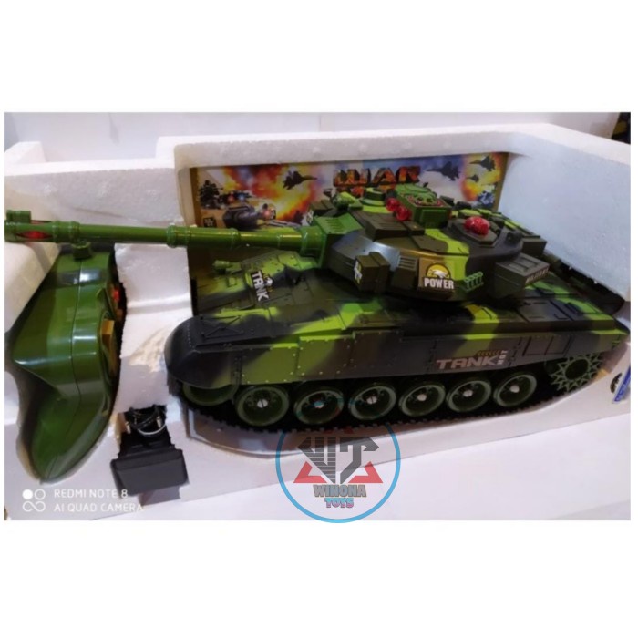 Mainan Remote Control War Tank Baja