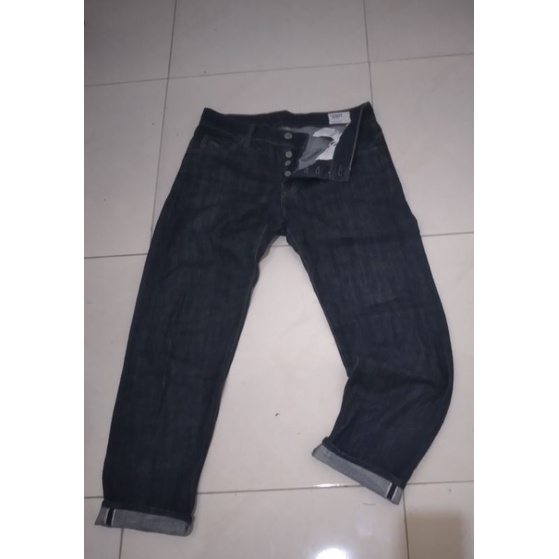 celana selvedge denim preloved