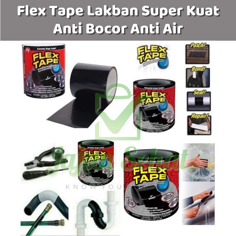 Flex Tape Lakban Super Kuat Anti Bocor Anti Air