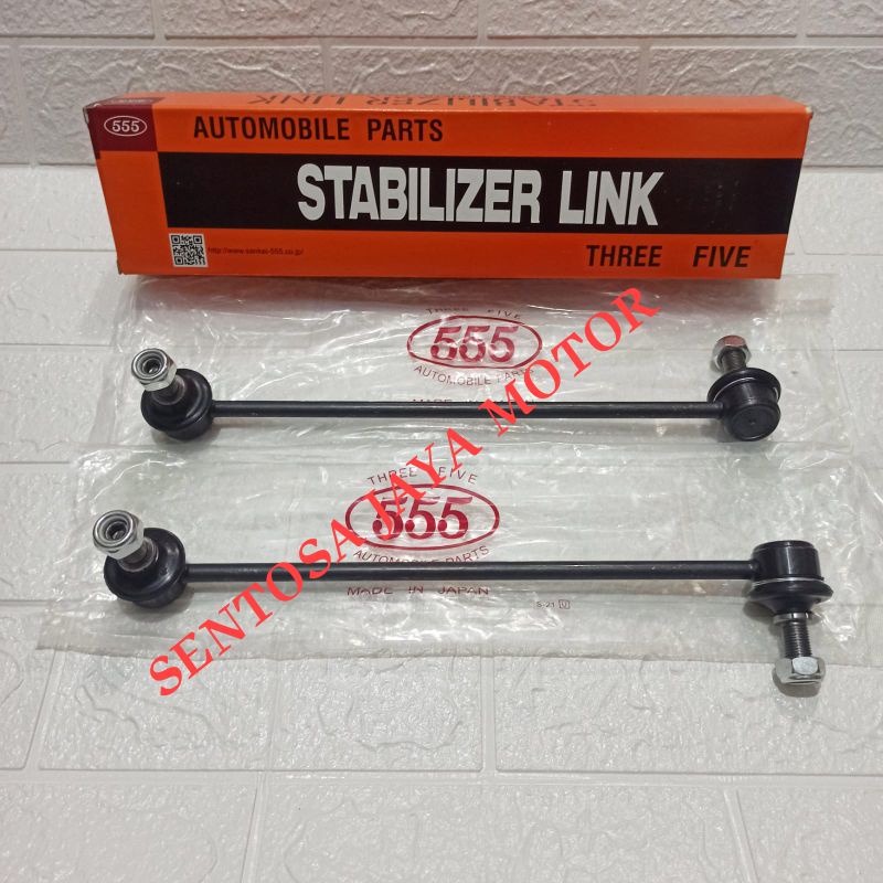 LINK STABIL ATAU LINK STABILIZER DEPAN HONDA CITY GD8 IDSI VTEC TH 2004 2004 2005 2006 2007 ORIGINAL 555 JAPAN