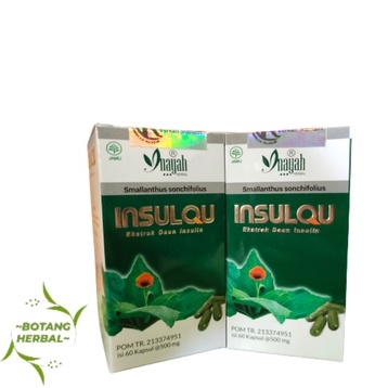 

Kapsul Daun INSULIN - INSULQU INAYAH BPOM 50 kapsul KEMASAN BARU / Efektif mengobati DIABETES / Ekstrak Daun Insulin Origina