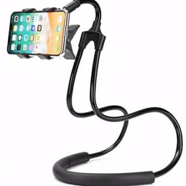 Lazyneck jepit leher holder phone model holder jepit