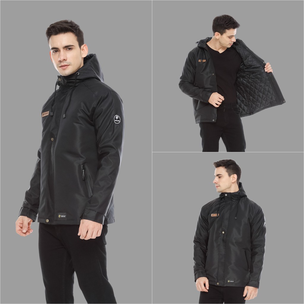 Jaket pria casual jaket motor pria harian original waterproof anti air