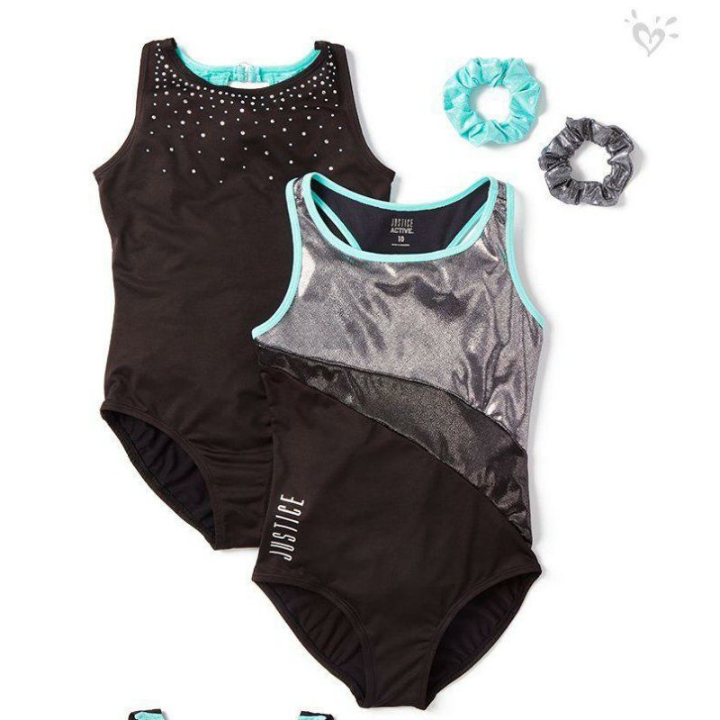 Swimsuit justice / baju renang anak gymnastic leotard