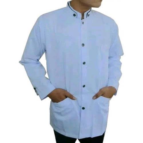 PROMO SHOPEE - JASKO JAS KOKO DEWASA POLOS WARNA PUTIH UKURAN M, L, XL, XXL