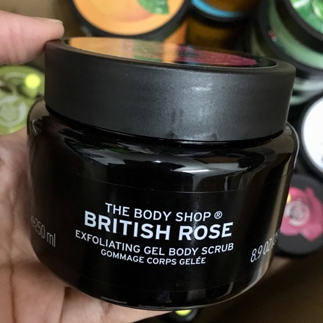 British Rose Body Scrub The Body Shop