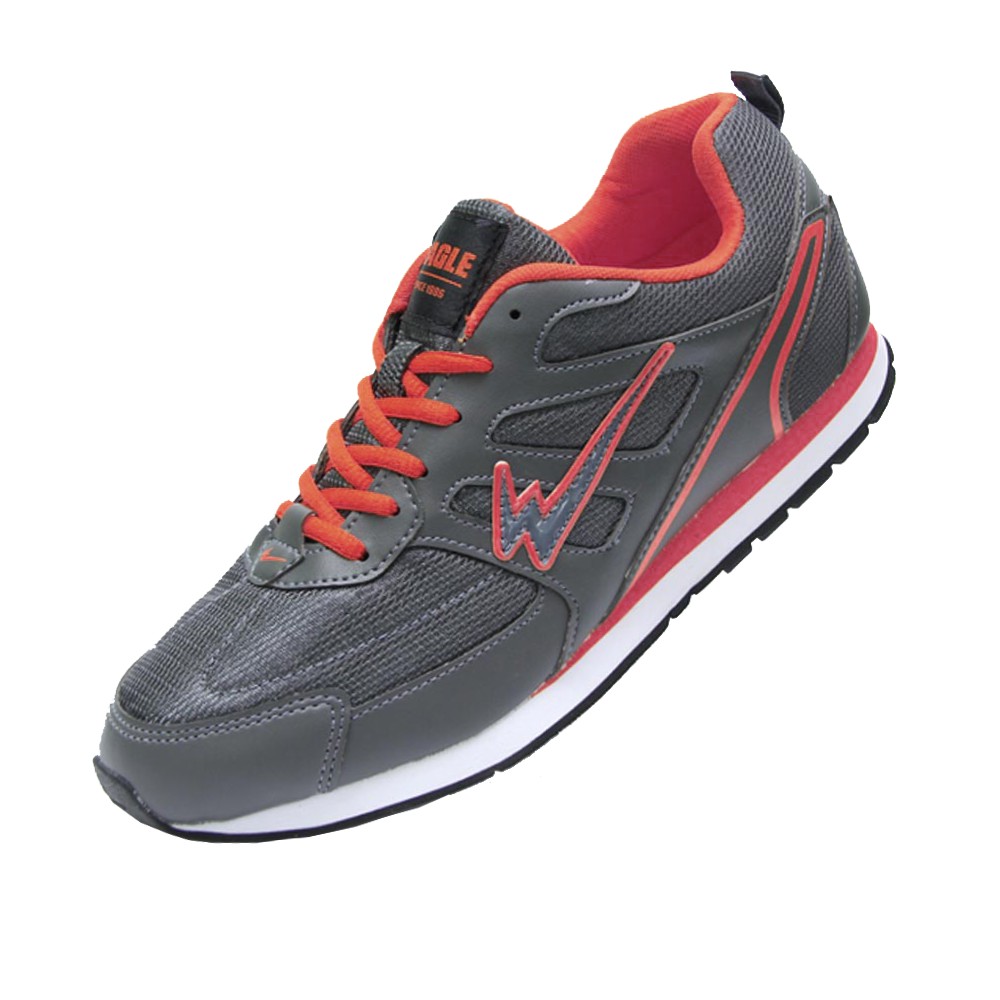 Sepatu Eagle Spider Dark Grey Red –  Running Shoes