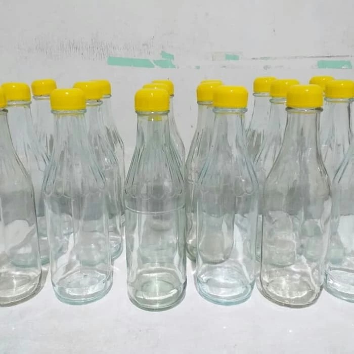 SAOS 350ML, BOTOL KACA POLOS 350ML, BOTOL MADU