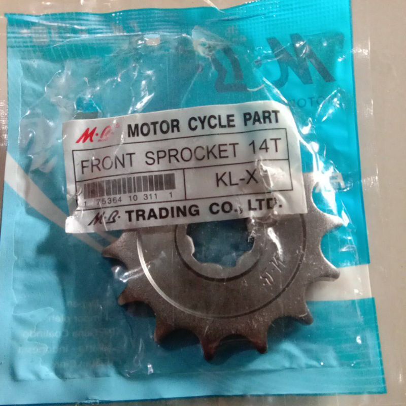 Gear Gir Depan Kawasaki KLX DTRACKER 428 13T 14T Front Sprocket 13 14 T-14T