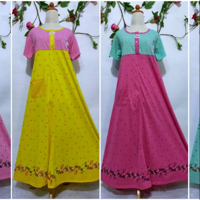 Babydoll Daster kaos lengan pendek