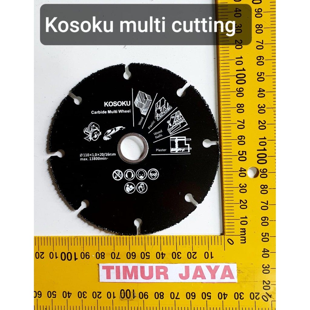 Kosoku Carbide Multi Cutting 4&quot; Multi Fungsi Potong Beton, Kayu, Paku, Plasteran