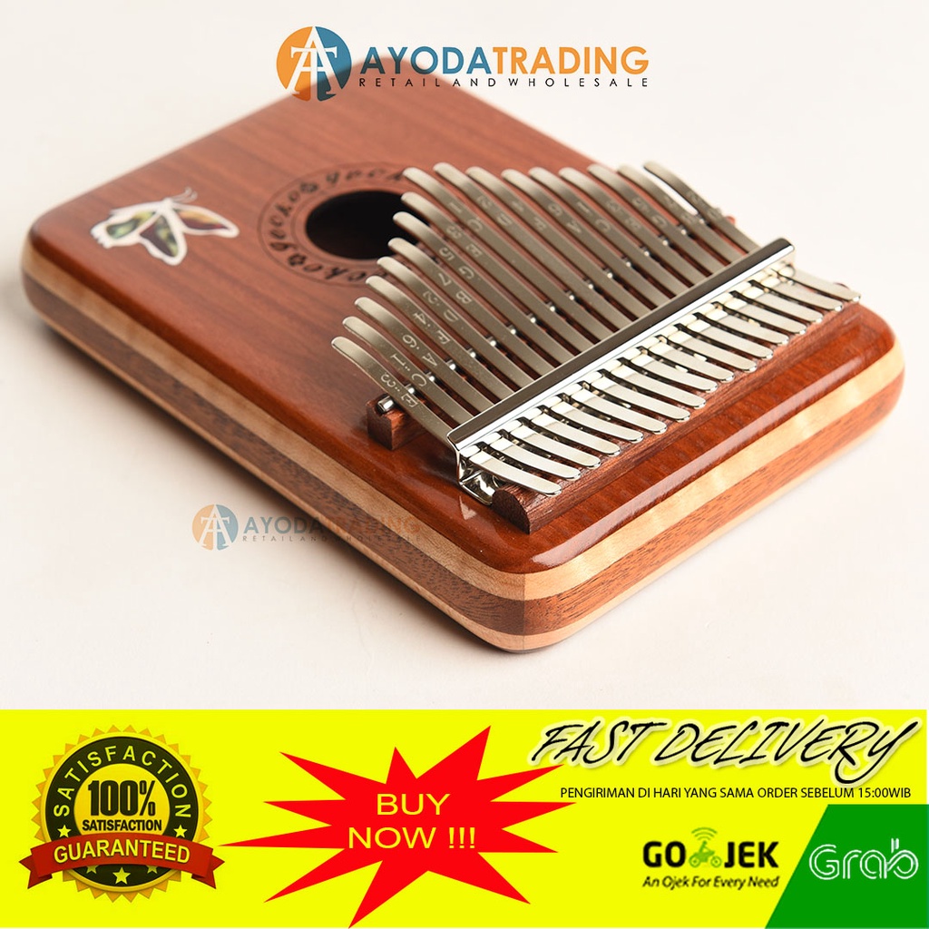 Gecko K17SD Original 17 key Red Sandalwood