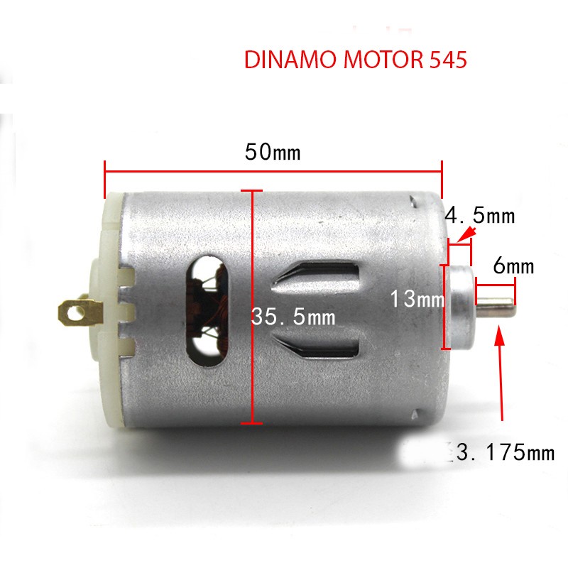 Dinamo Motor 545 DC 6-12V