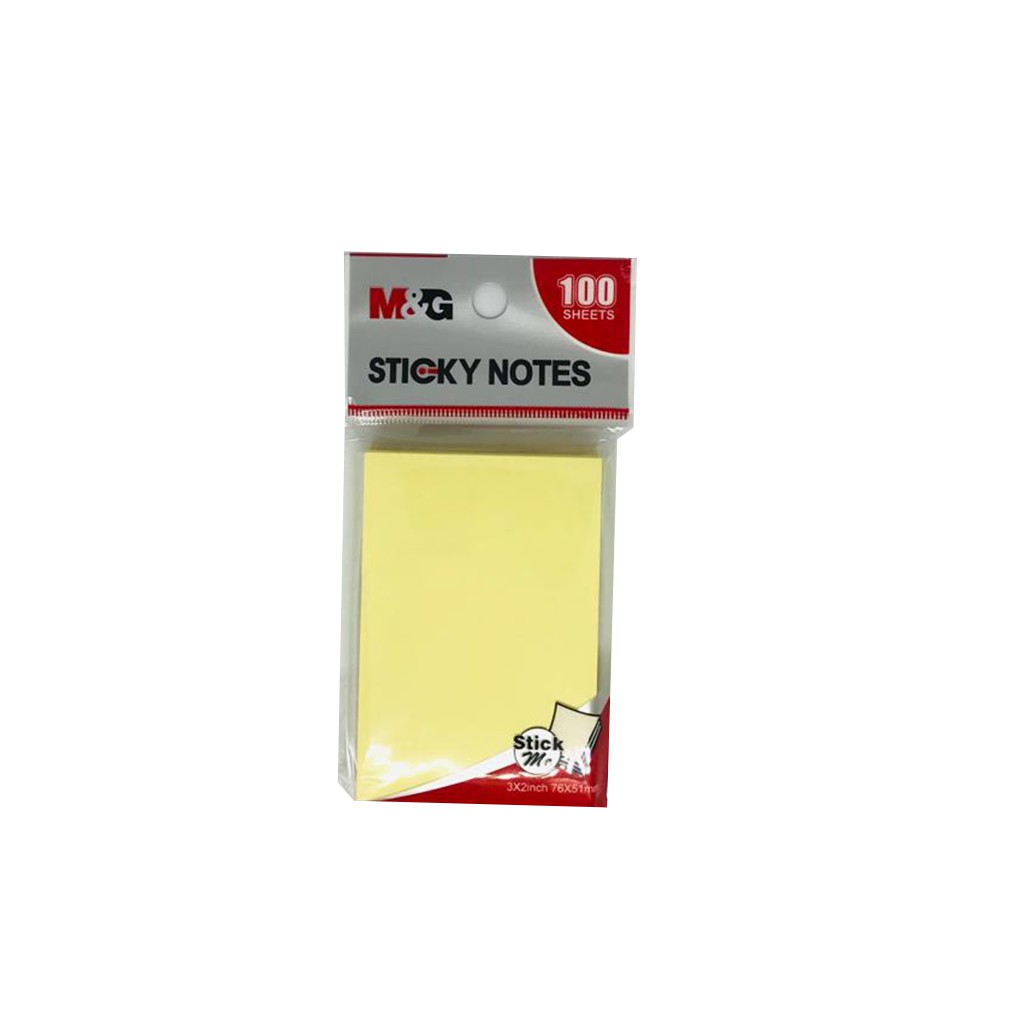 

M&G Sticky Notes Classical Yellow 3x2inch 100pages