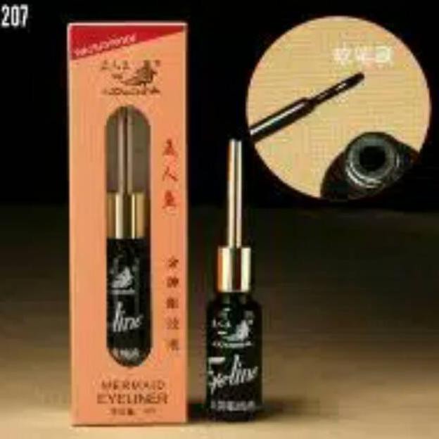 Oa4> Eyeliner Duyung Mermaid Botol Kaca Dus Orange 100%Original BPOM Coode Oz4>