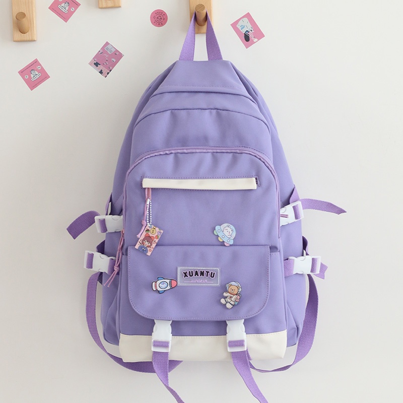 Desilstyle Baru Populer 2022 Tas Sekolah Wanita Versi Korea Ransel Siswa Sekolah Menengah Pertama Sekolah Dasar Dalam Ransel Jepang Ransel Korea Murah Tas Punggung Perempuan Dewasa Sederhana Backpack Anak Perempuan Sekolah SD SMP SMA SMK KULIAH-5