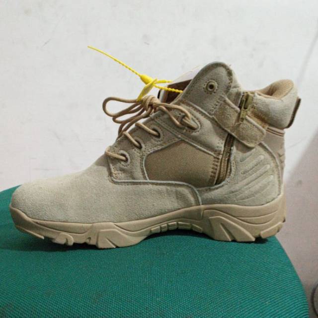 Sepatu Boots Tactical 6in Impor Army Militer Outdoor PDL Kulit Original Airsoft Tim Delta assault