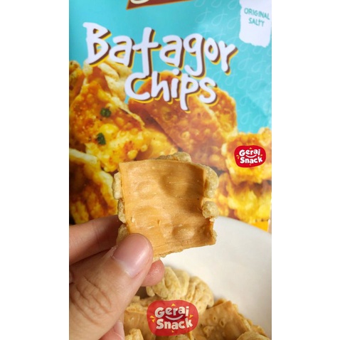 Batagor Kering BeChips Rasa Original Salty Asli Bandung Gurih Renyah 70 g