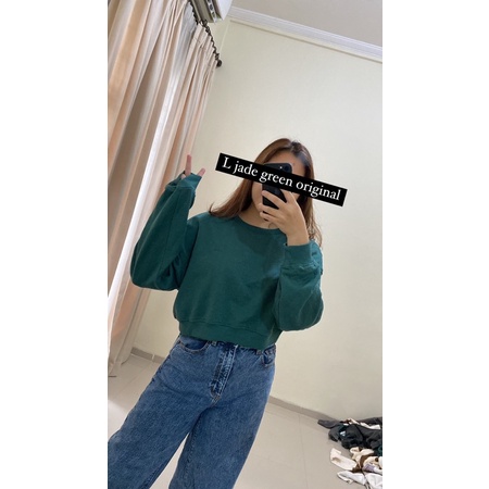 Cropped Sweatshirt / Crop sweatshirt 8 warna