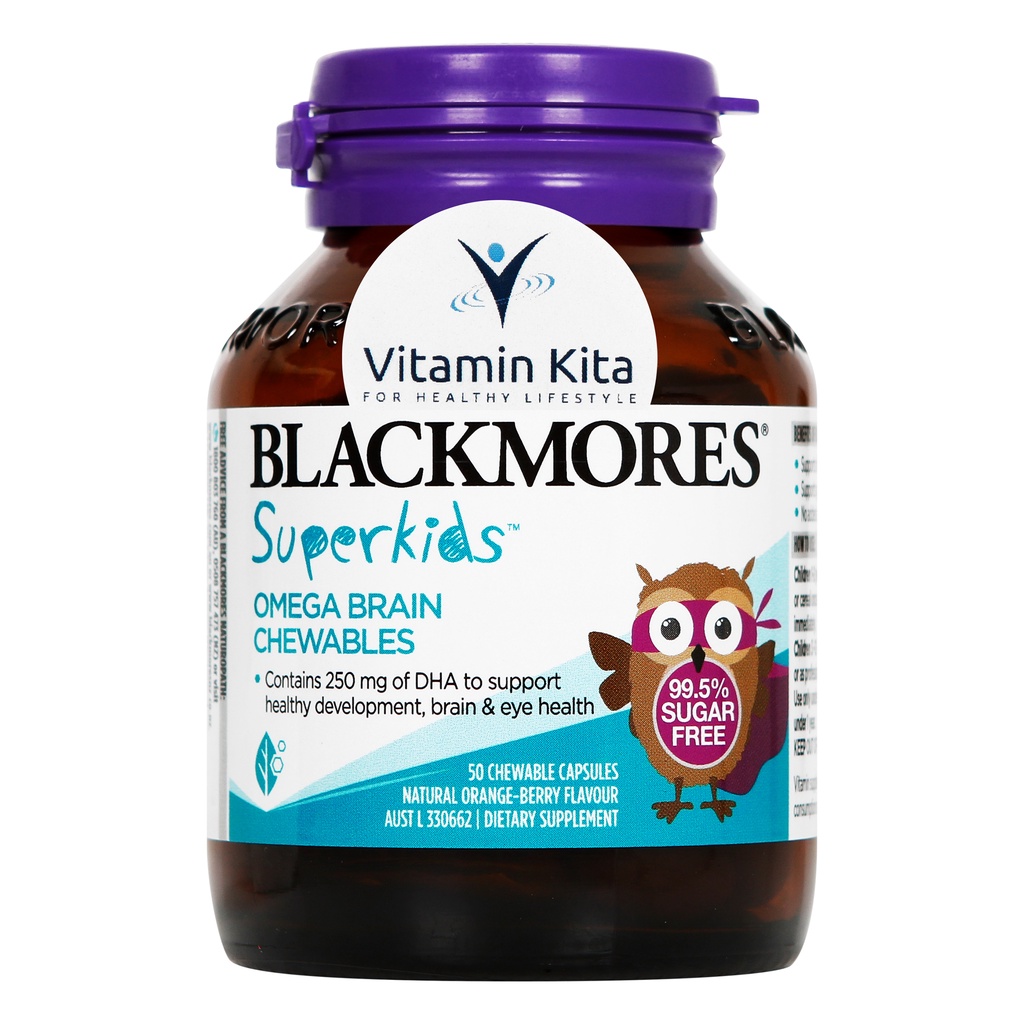 Blackmores Superkids Omega Brain Chewables -50 Chewcap