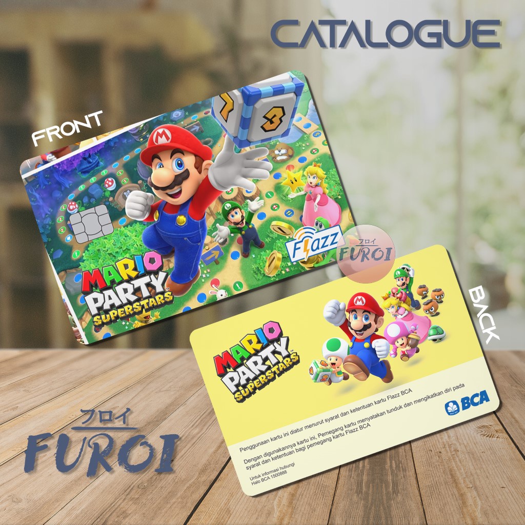 Custom Flazz BCA | Custom Emoney Mandiri | Mario Party Superstars