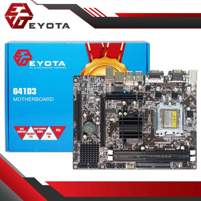 MOTHERBOARD EYOTA G41-D3 SOCKET LGA 775 DDR3