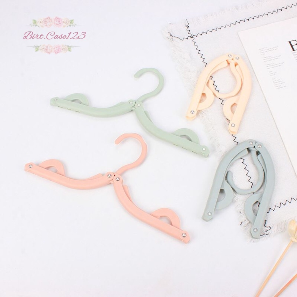 RT72 GANTUNGAN HANGER BAJU LIPAT PORTABLE TRAVEL PLASTIK BC6209