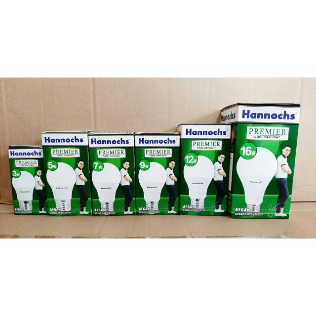 LAMPU LED HANNOCS TERANG / HANNOCHS LED PREMIER 3 WATT 5 WATT 7 WATT 9 WATT 10 WATT 12 WATT 15 WATT