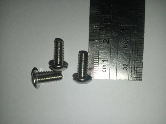 Button L M5 x 12(1.2cm) stainless 304