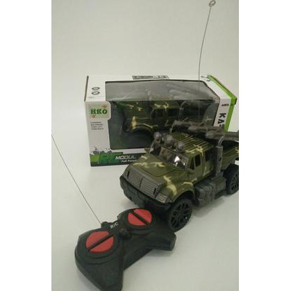 Mainan Anak - RC Modul Jeep KA-05 Mobil Truk Remote Control Tentara Ma