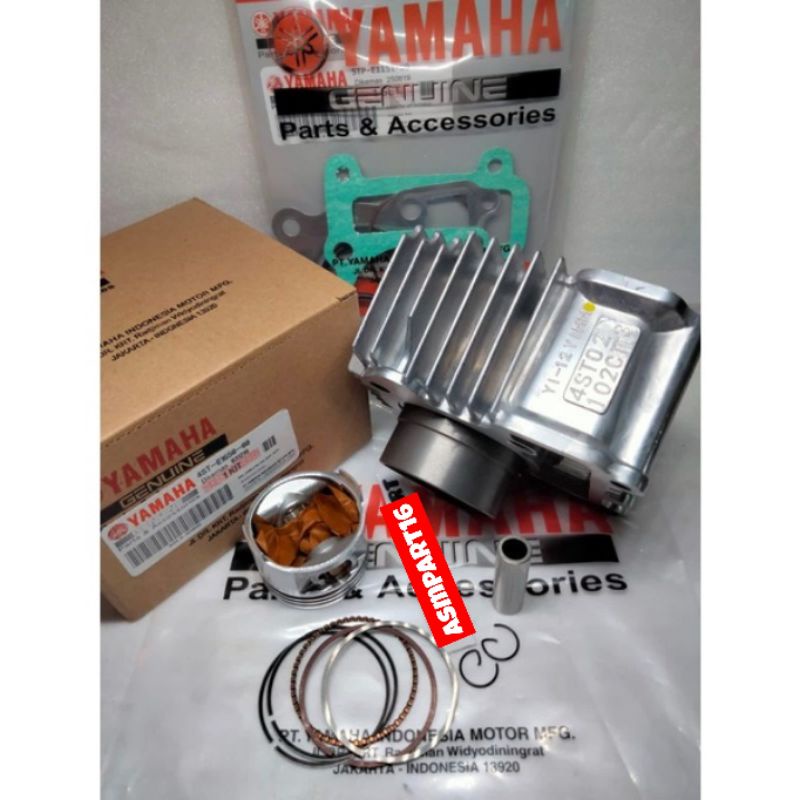Blok Seher Koplit standar Isi Piston Kit Vega R lama Crypton 4ST