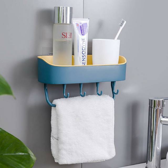 UNNISO - Bathroom Shelf / Kitchen Shelf / Rack Dinding Serbaguna