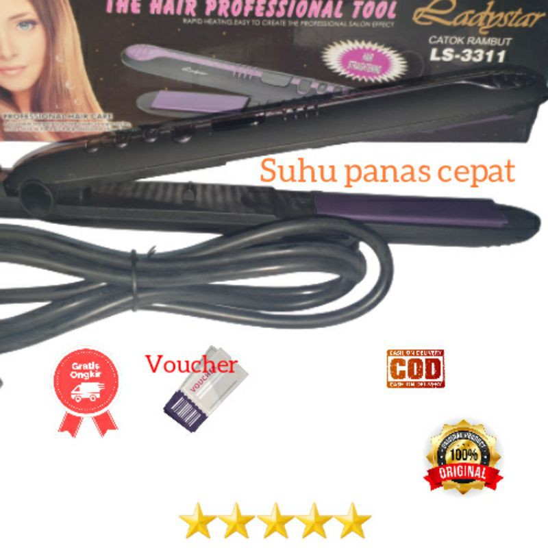 CATOKAN RAMBUT LADYSTAR LS-3311 CATOK RAMBUT UNTUK CATOK PELURUS  REBONDING RAMBUT SALON Termurah